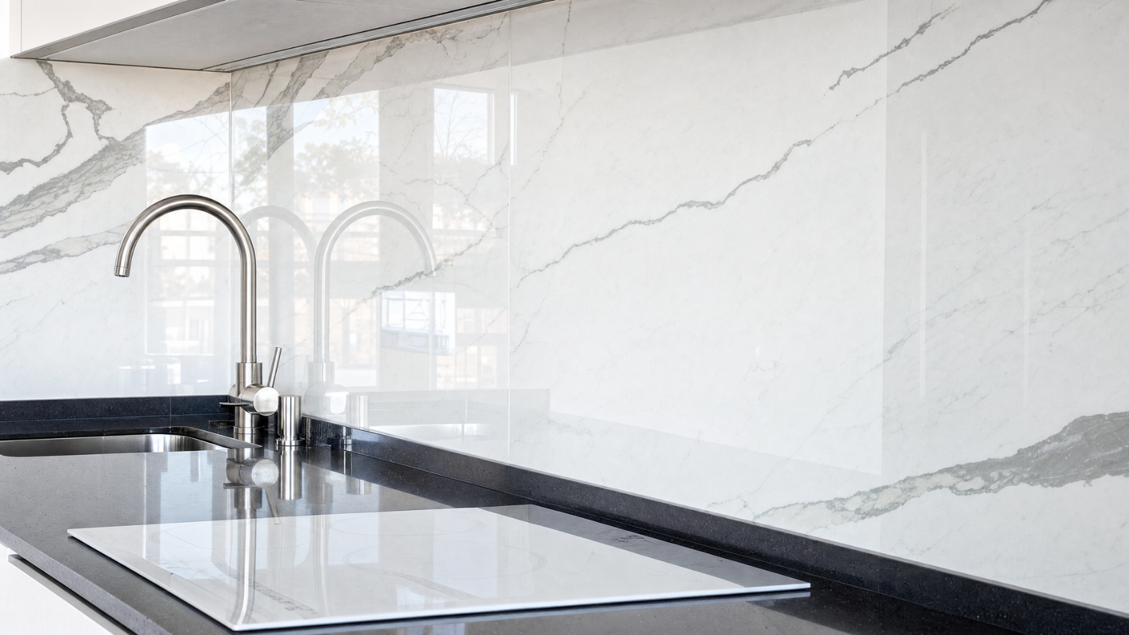 Quartz Backsplash image
